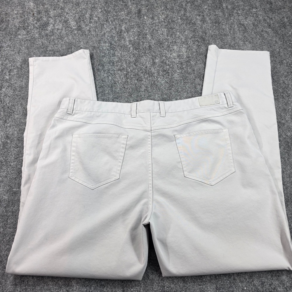 Peter Millar Mens EB66 Performance Five Pocket Pants Grey 42x34 ME0EB66FB - Picture 13 of 13